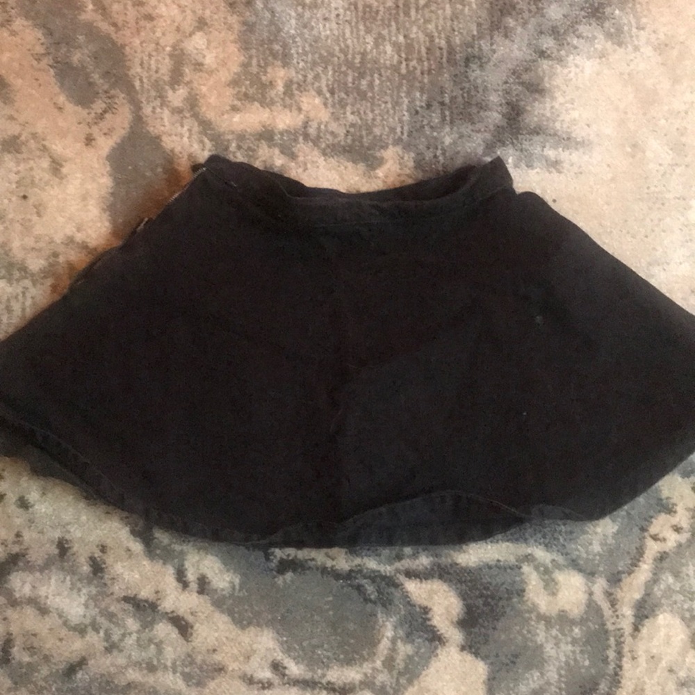 Denim flare skirt American Apparel